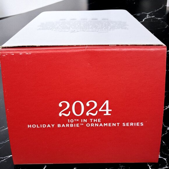 2024 Hallmark Ornament ~ Holiday Barbie 10th in Series African American … - Picture 5 of 7
